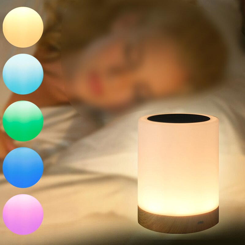 LED Smart Bedside Lamp Table Lamp Friendship Bed Desk Light for Bedroom Bedside Lampe Bed Night Lights Christmas