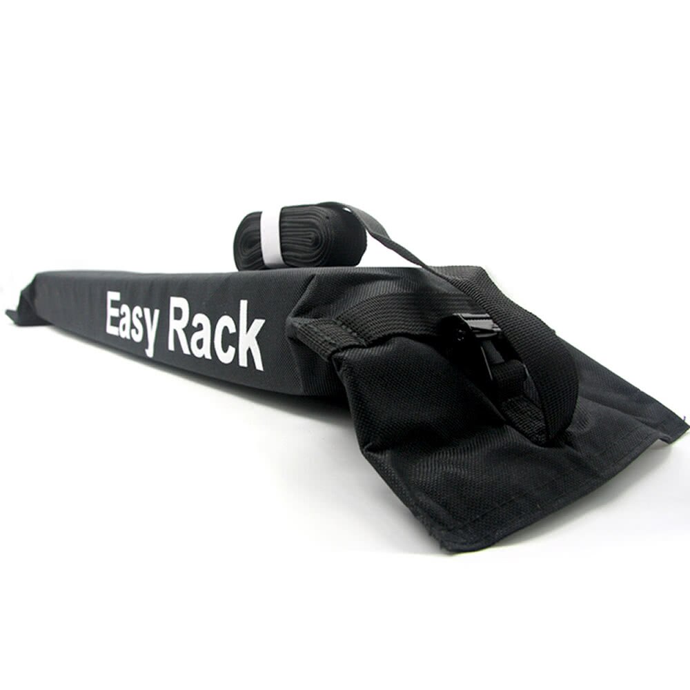 2pcs Car Soft Roof Rack For SUV Van ATV RV Etc 600D Oxford PVC Roof Rack SUV Roof Top Carrier Bag Automotive Accessories