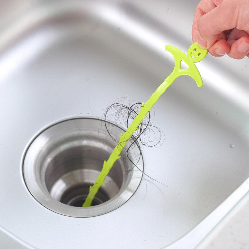Diskbänk städkrok badrumsgolvavlopp avlopp muddringsanordning små verktyg plast 51cm badrum golvavlopp avloppsverktyg