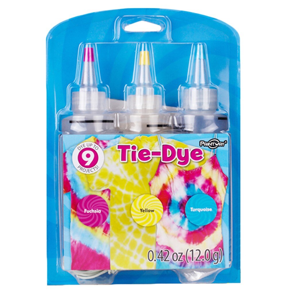 3/5/24 pièces tulipe permanente une étape cravate ensemble de teinture Kits de bricolage pour tissu Textile artisanat Arts vêtements pour projets Solo colorants peinture Z0526: H