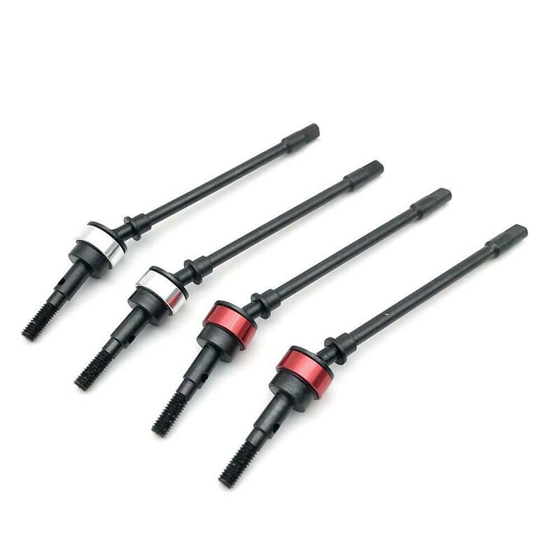 1 paar Edelstahl Cvd Antriebswelle Vorderachse Rc Teile für axial Scx10 Raupe Rc Auto