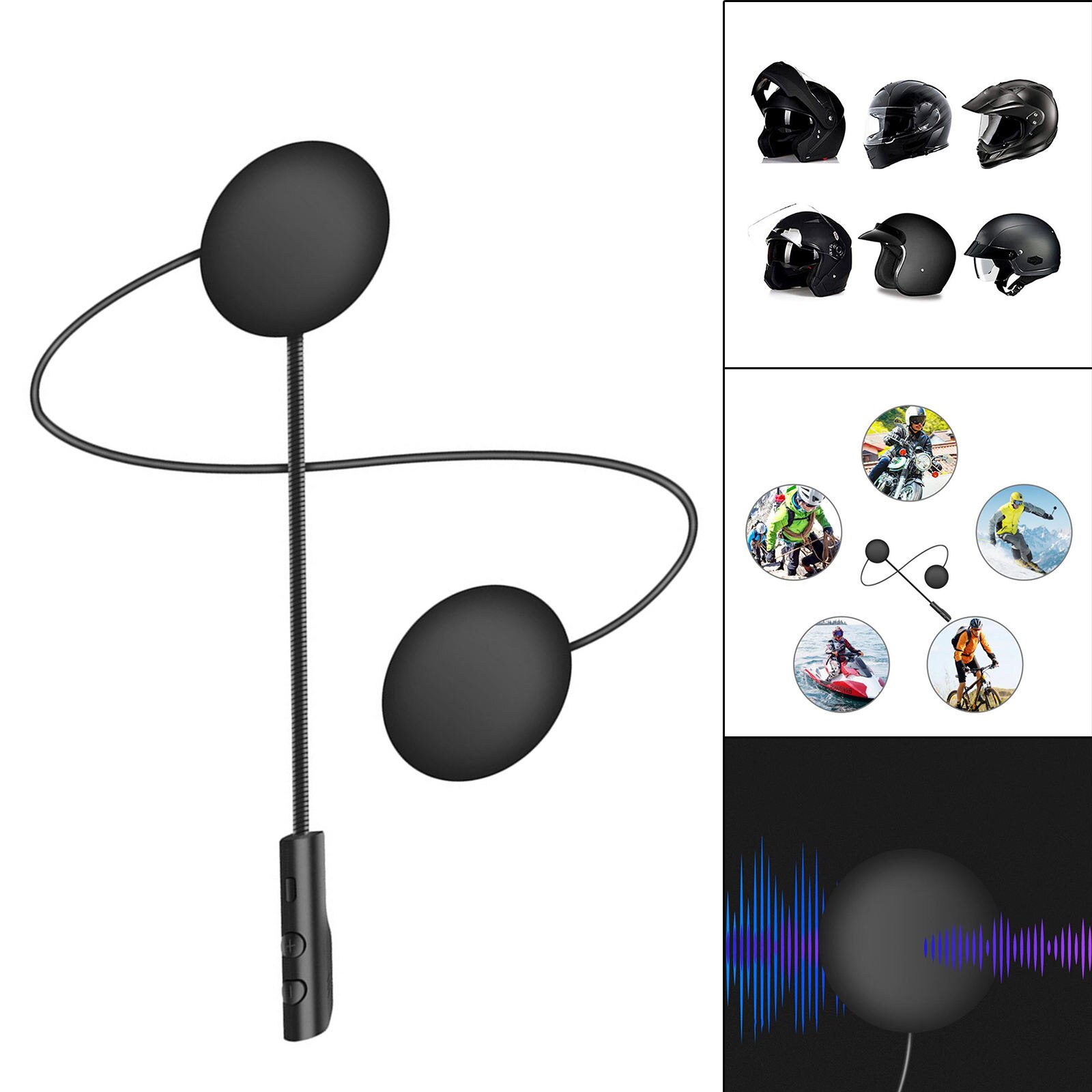 Helmet Headset Hands Free Automatic Answering Long Standby Time for Riding