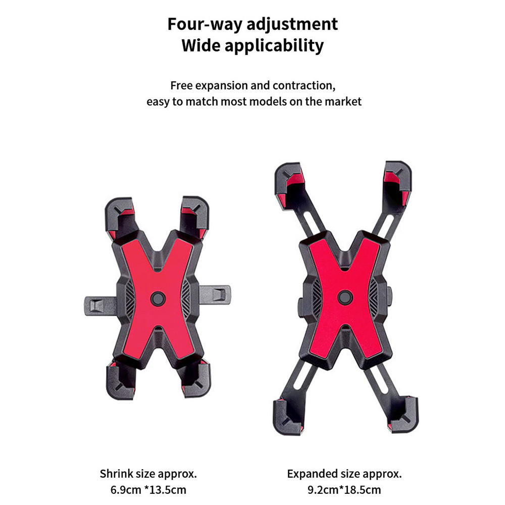 Bike Phone Holder Motorcycle Universal Bicycle handlebar Rearview Mirrors Bracket for 7.2 Inch Mobile Phone Stent Shockproof