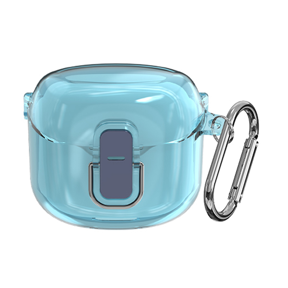 Oordopjes Huid Cover Anti Hard Pc Shell Clear Case Hoes Beschermhoes Waterdicht Voor Jbl Tune Flex 2023 Draadloze Oordopjes: Blauw