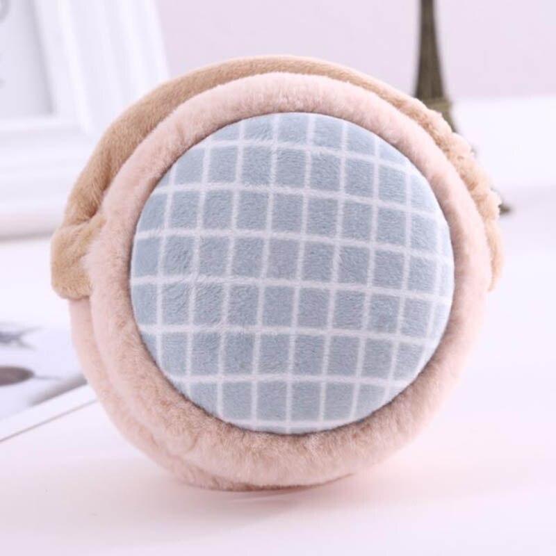 Calymel Folding Hamburger Earmuffs Lady's Ear Warmer Winter Anti Freezing Plush Ear Protectors Earlap