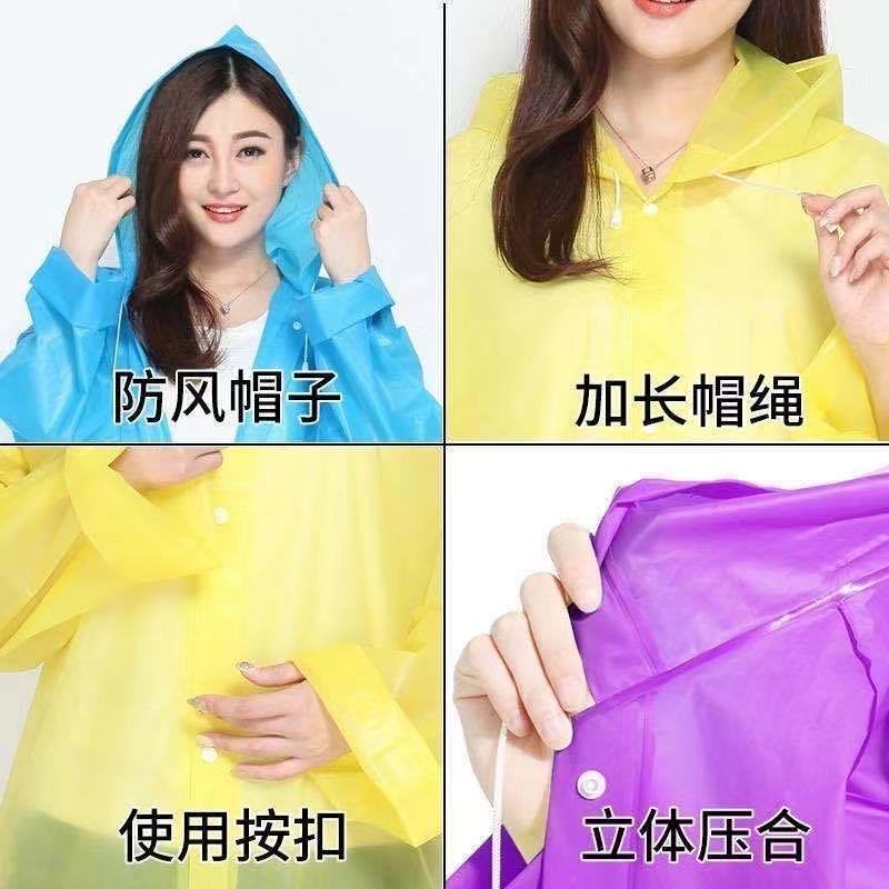 Mode Volwassen Waterdichte Lange Regenjas Vrouwen Mannen Regenjas Hooded Voor Outdoor Wandelen Reizen Vissen Klimmen Verdikte