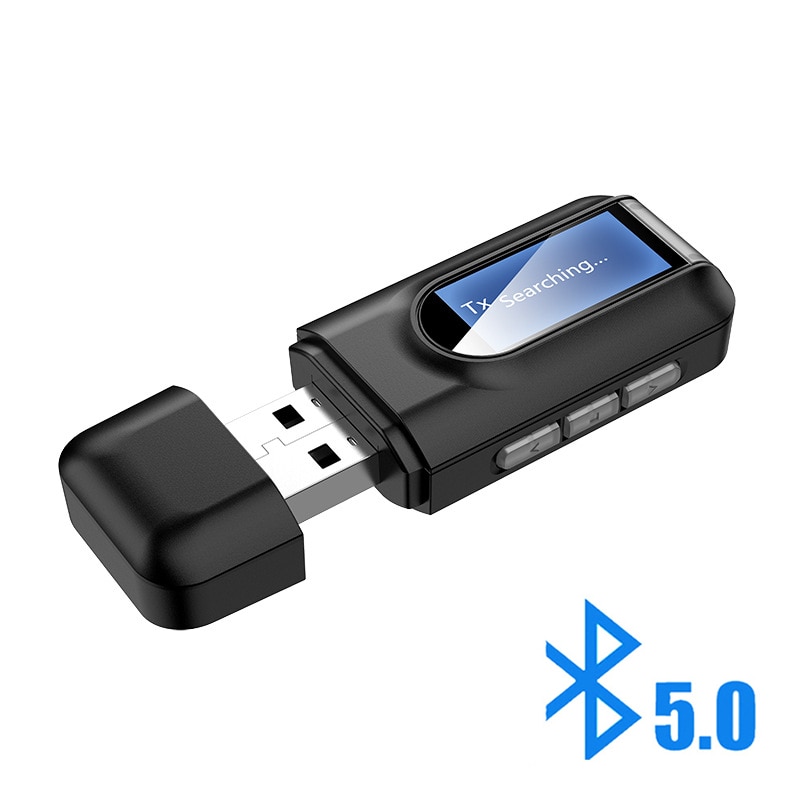 Usb Draadloze 2 In 1 Bluetooth 5.0 Ontvanger Zender Hifi Sound Adapter Voor Speaker Computer Tv Conversie Draadloze Headset