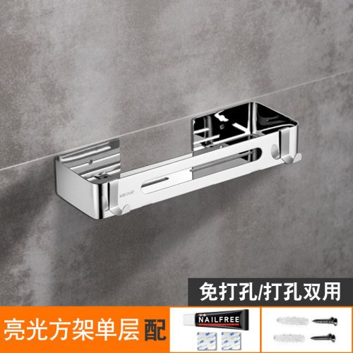 304 stainless steel shelves bathroom storage rack wall mounted with floating shelf for bathroom cosmetic rack cornner: h