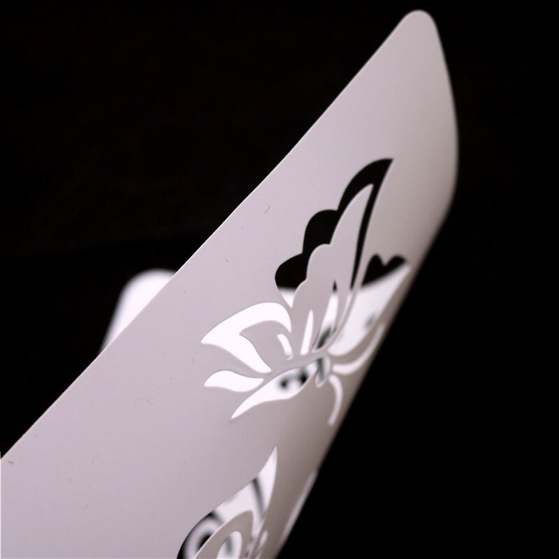 1 Pcs 30.5*21cm Butterfly Stencils Butterfly Shaped Painting Template Thin Plastic Plate Material School Educational Supplies
