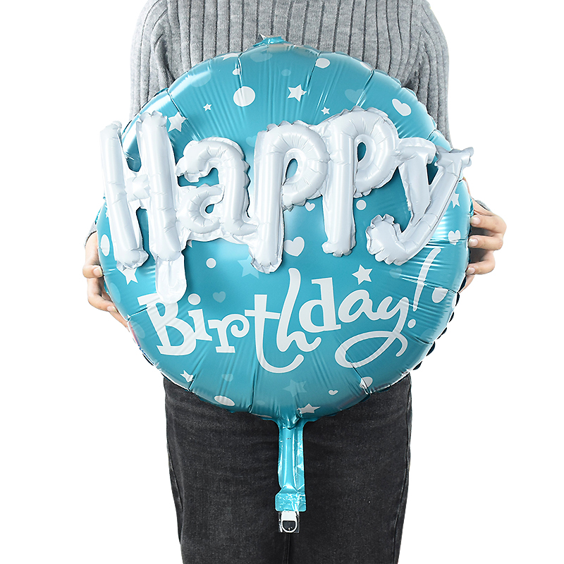 5 stk/sett bursdagsfest ballonger runde hjerte folie heliumballonger bryllup valentinsdag elsker deg dekorasjonsutstyr