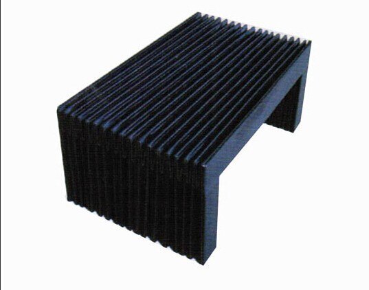 Protection ondulée pour machines-outils, largeur 255mm x hauteur 58mm x longueur 220mm