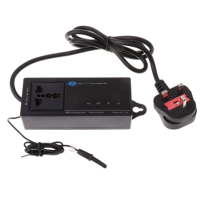 Digitale Led Aquarium Temperatuurregelaar Thermostaat Uk/Eu/Us Plug: UK