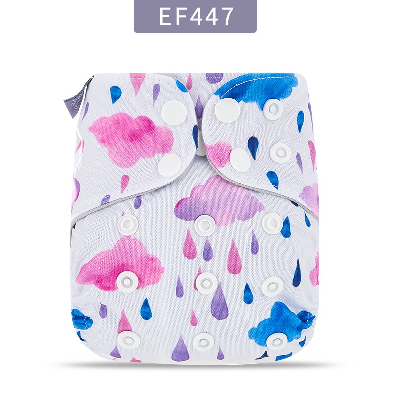 Elinfant reusable waterproof within 6kg newborn baby diaper dry fast suede cloth AIO pocket cloth diaper: EF447