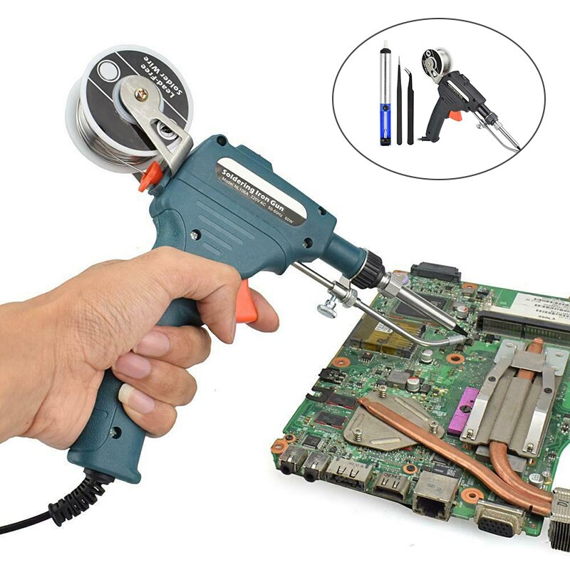 Auto Feeding Soldering Tool Manual Electric Soldering Iron Set Solder Tin HUG-Deals