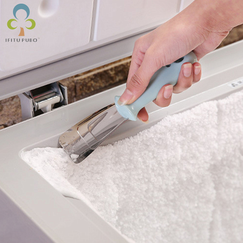Ice Scraper Stainless Steel Fridge Freezer De-icer Removal Deicing Shovel Household Kitchen Cleaning Refrigerator Tool LYQ