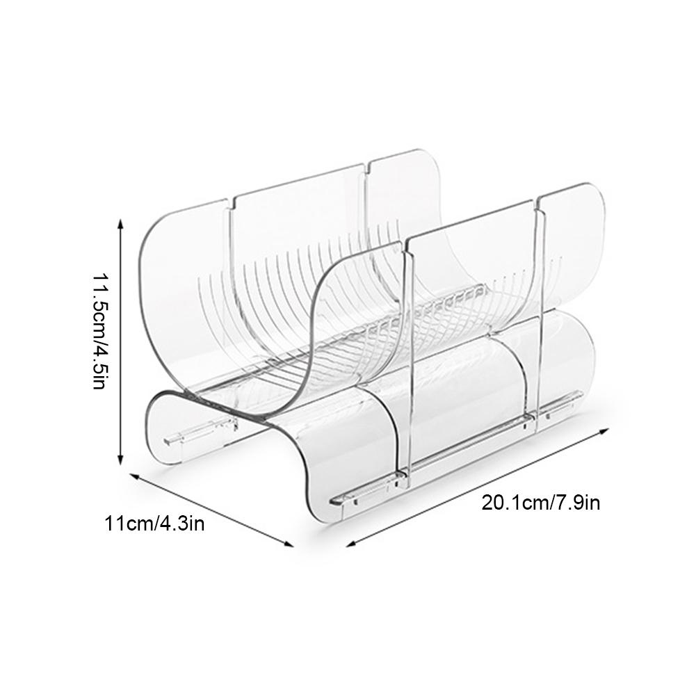 Acrylic Stackable Clear Wine Rack Holder for Kitchen Pantry Fridge Ideal Storage for Wine Champagne Beer Bottle Water