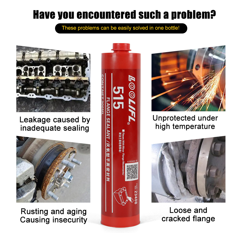 Loolifl 100%  vandtæt fugemasse silikone fugemasse, rød fugemasse til køkken, vinduer, badeværelser, døre, krympe- og revnebestandig