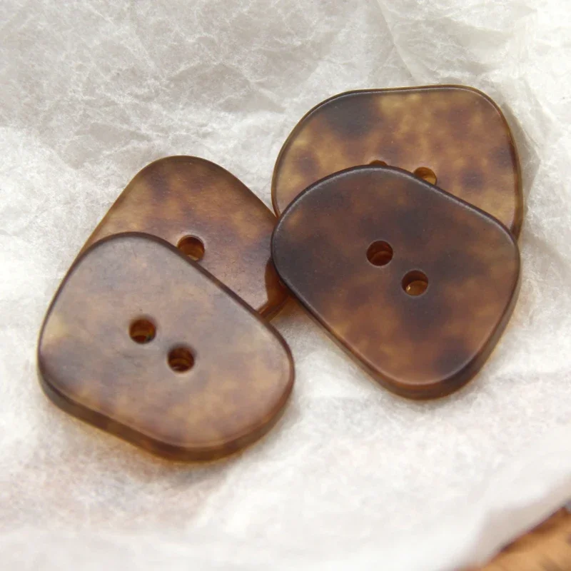 Botones grandes de resina para traje, 30mm, 38mm, 44mm, para ropa, chaqueta, suéter, accesorios decorativos transparentes para costura DIY,: 3 # / Cobre envejecido