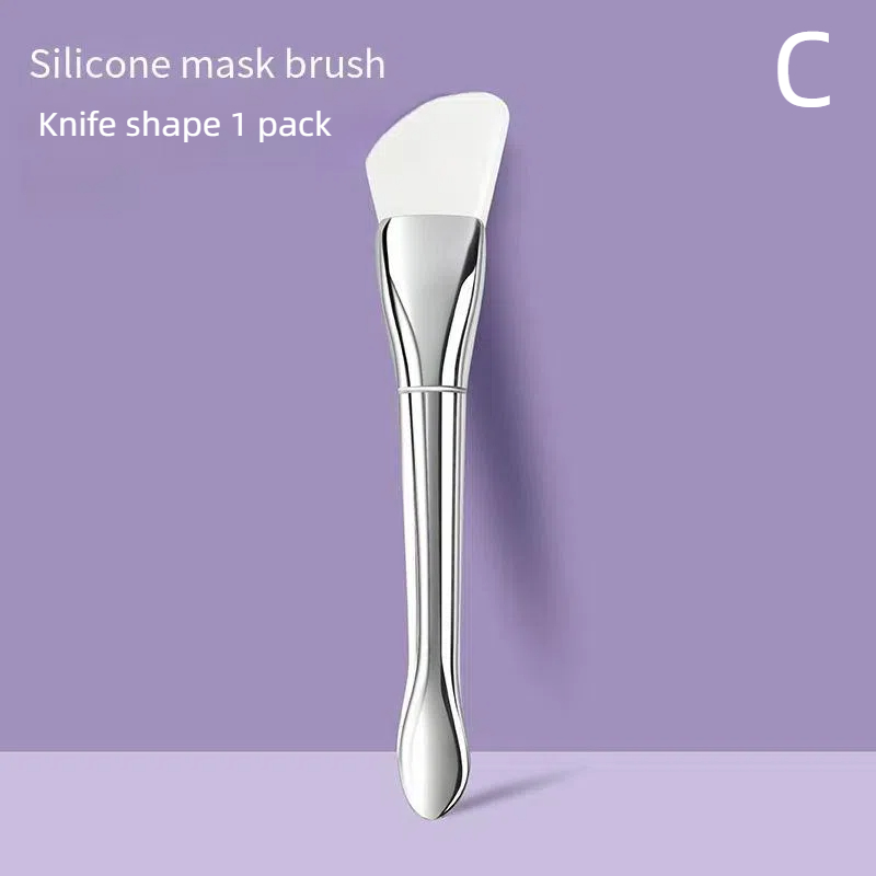 Sminkeverktøy multifunksjonell silikon ansiktsmaskebørste myk hår ansiktsbørste applikator for ansiktsmaske skjønnhetssalongbørster
