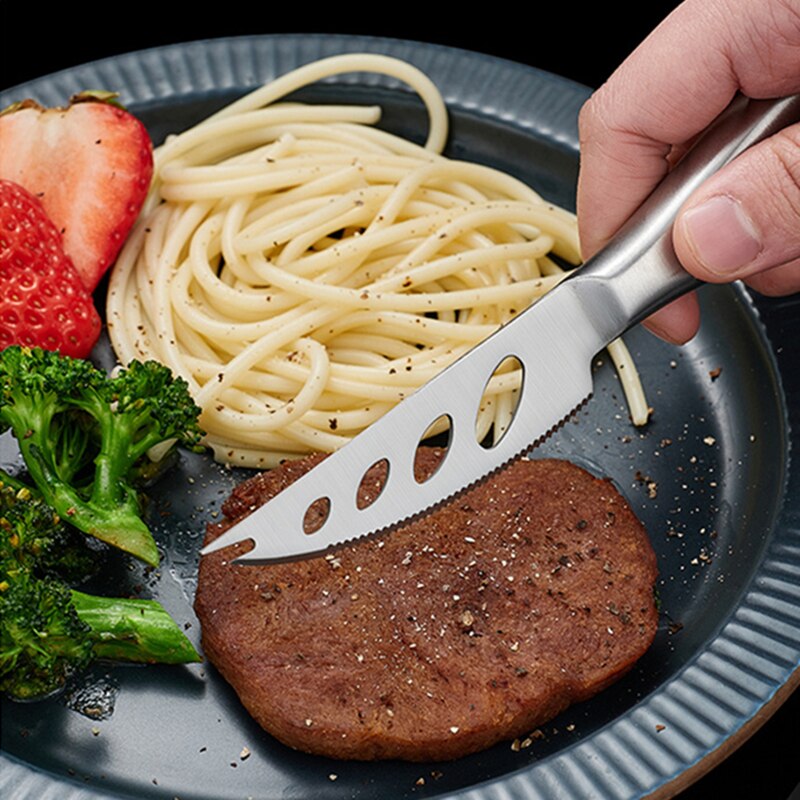 Couteau coupe-beurre en acier inoxydable, ensemble de couverts à poignée creuse, couteau de cuisine, râpe créative, spatule, outils de cuisson