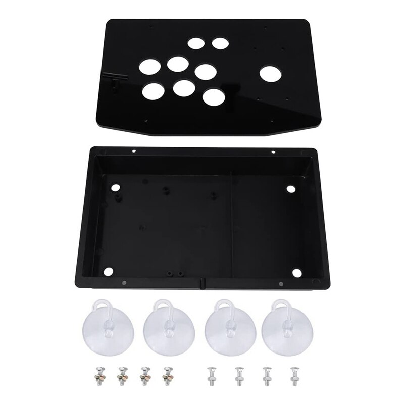 Acryl Paneel En Cover Diy Kit Kit Vervanging Voor Arcade Gaming Black