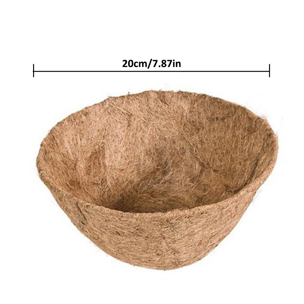 Half Round Flower Pot Natural Coconut Cocoa Fiber Liner Half Circle For Wall Hanging Baskets For Home Garden Wedding Decor