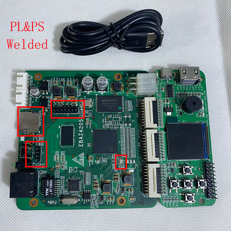 Xilinx XC7Z7010 Learning Board FPGA Learning ZYNQ Development Board EBAZ4205 PS PL Guarantee good condition and tested: mixed color