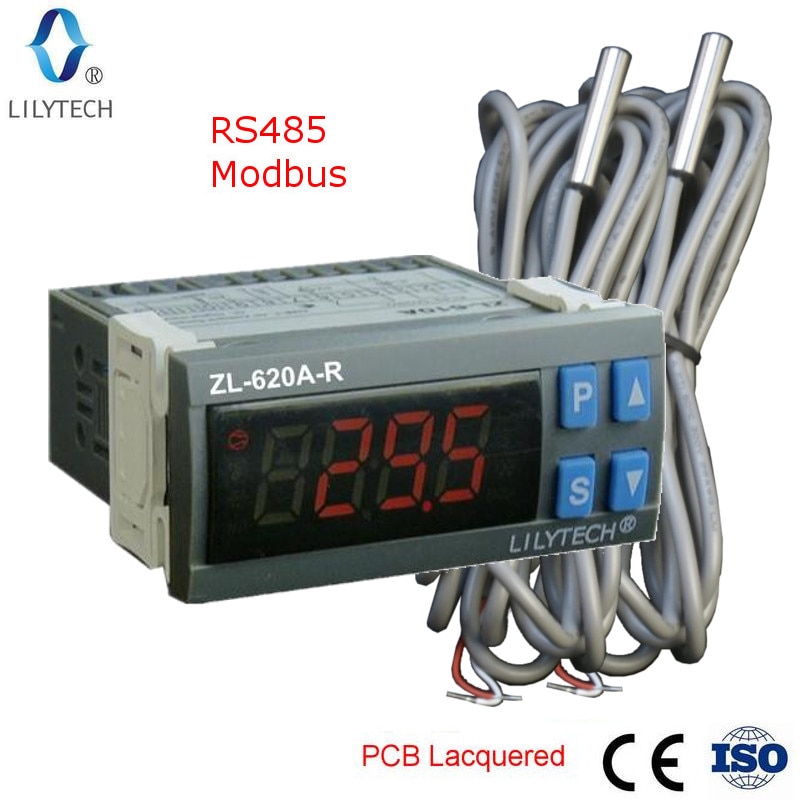 ZL-620A-R, RS485 Temperature Controller, Cold storage Controller with Modbus, Lilytech