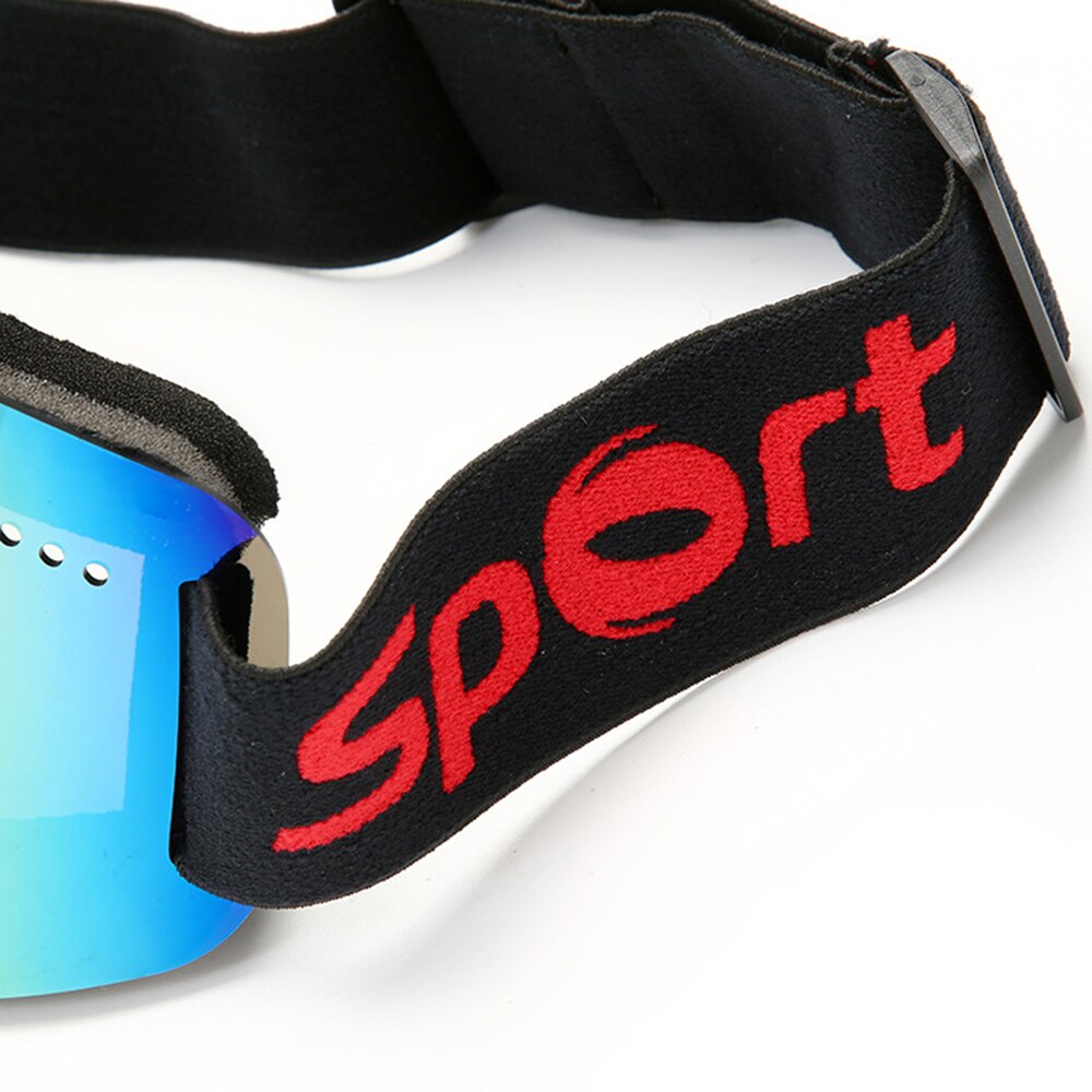 Skibril Skiën Mannen Vrouwen Sneeuw Snowboard Goggles Single Lagen UV400 Anti-fog Grote Ski Masker Bril