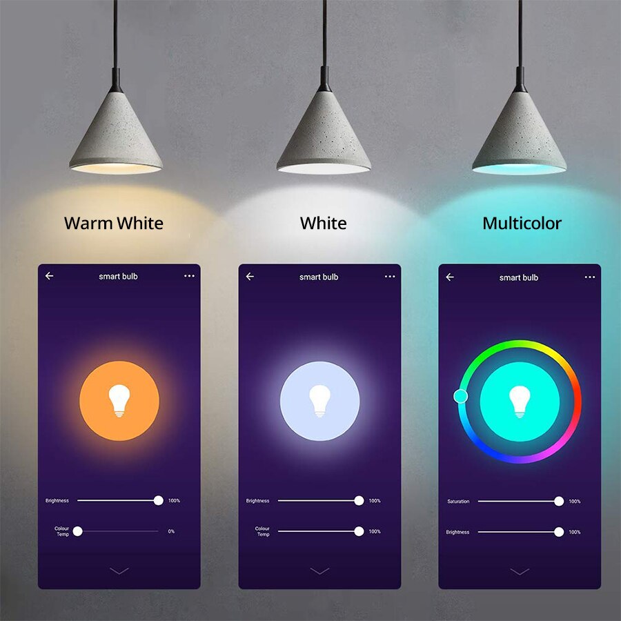 E27 85-265V LED Lamp RGB 15W Wifi APP Control Smart Bulb 5W 10W RGBW RGBWW LED bulb IR Remote Control Home Lighting лампочки