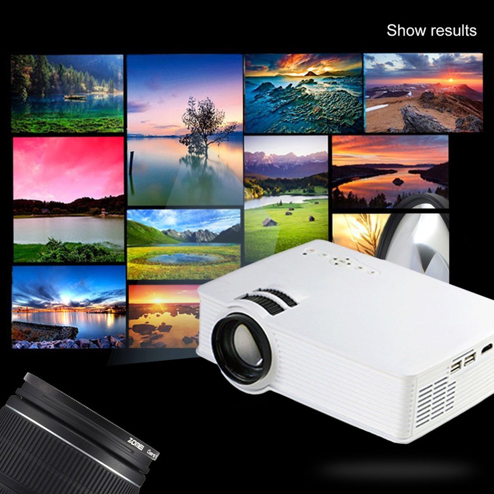 GP-9 Mini Projector Full HD 1080P Video Home Theater Android WiFi Projector Support HDMI USB AV Media Player Beamer