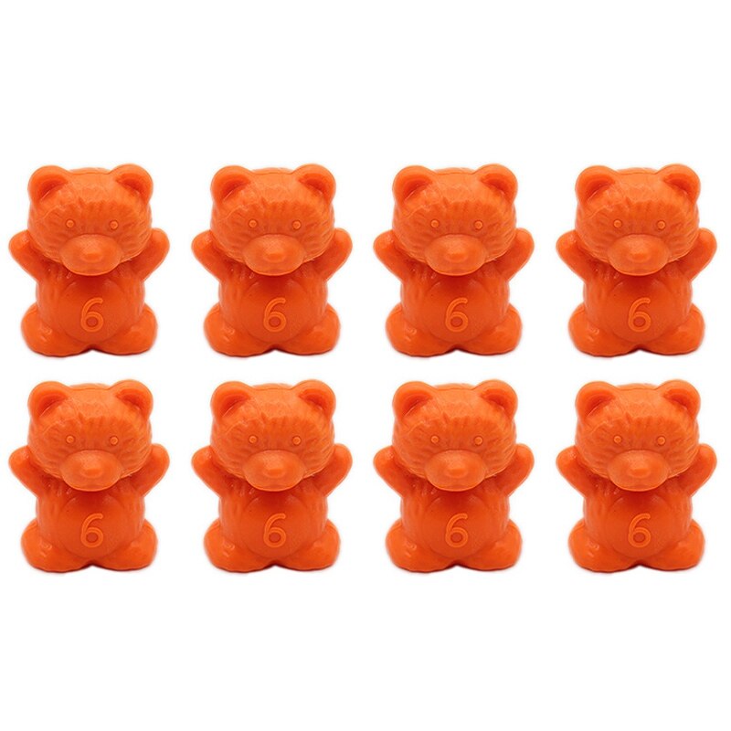 Tellen Beer Game Gewicht Baby Speelgoed 3G/6G/9G/12G Kids Experiment Math materialen Kleurrijke Matching En Sorteren Speelgoed: Dark Gray