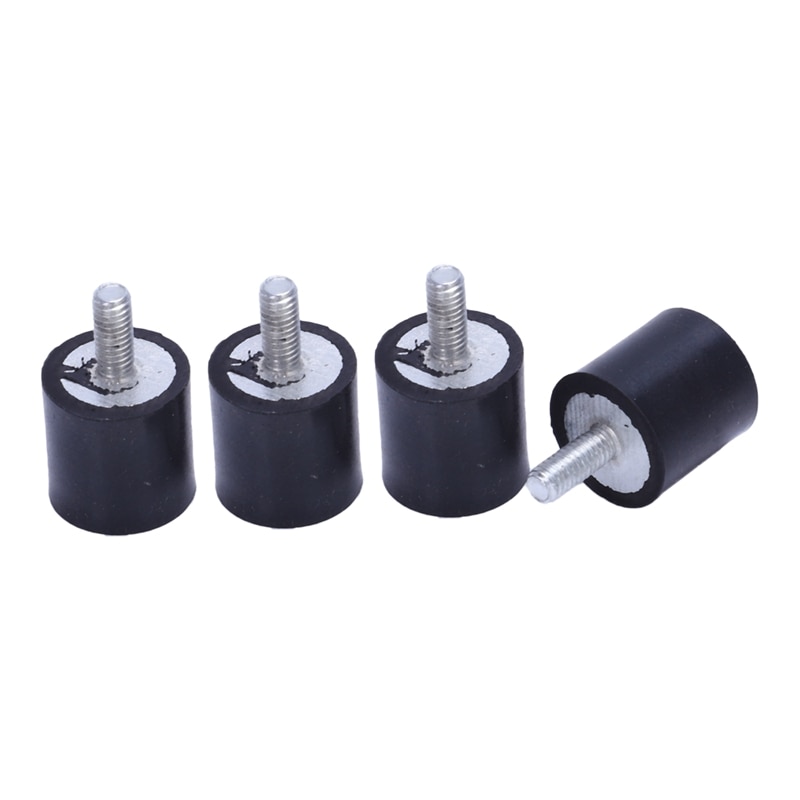 4Pcs M4 Buiten Binnenkant Anti Vibratie Rubber Buffer Isolator Attachment 15Mm X 15Mm