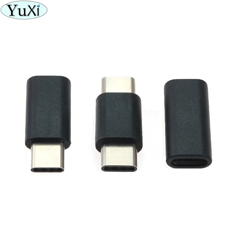 Yuxi 1 Pcs Usb Type C Adapter Mannelijke/Vrouwelijke Converter Draagbare USB-C Lading Data Adapter Type-C Extension kabel Voor Telefoon Tablet