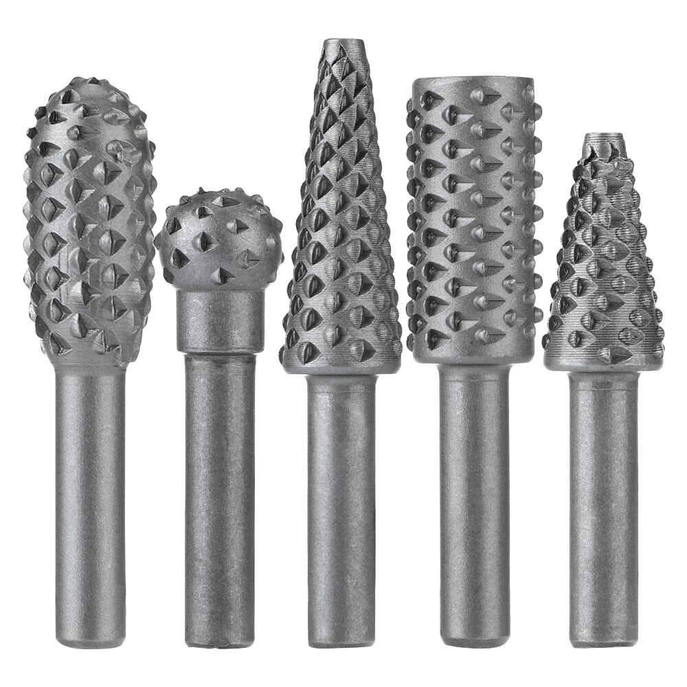 5Pcs Rasp File Drill Bits Rasp Set Drill Grinder D... – Vicedeal