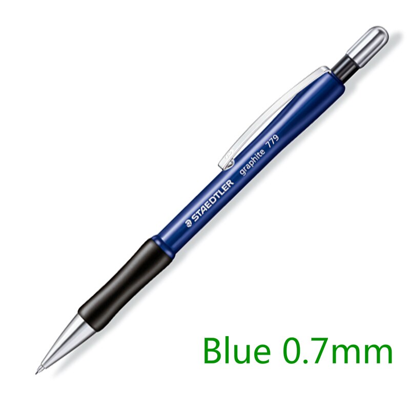 Tyskland staedtler mekanisk blyant automatisk blyant 0.5mm/0.7mm kontor 779 studerende papelaria materiale escolar 3 farver valgfri: Blå 0 7mm