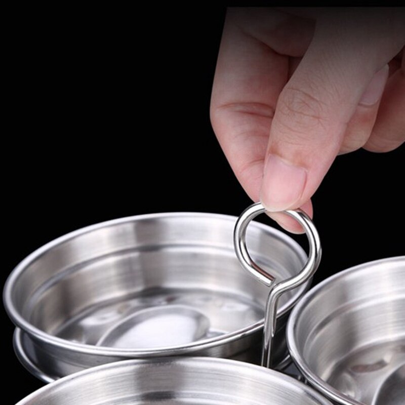 Stainless Steel Egg Poacher Egg Poachers Cooker Boiler Steamer for Home Kitchen Gadget 2 Sets