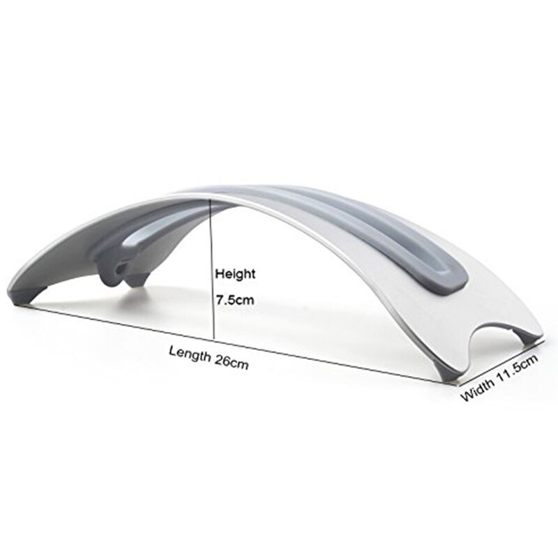 Platzsparender vertikaler laptopständer aus aluminium für den schreibtisch, aufgestellter halter für macbook pro air, 2 stück silicagel-pad