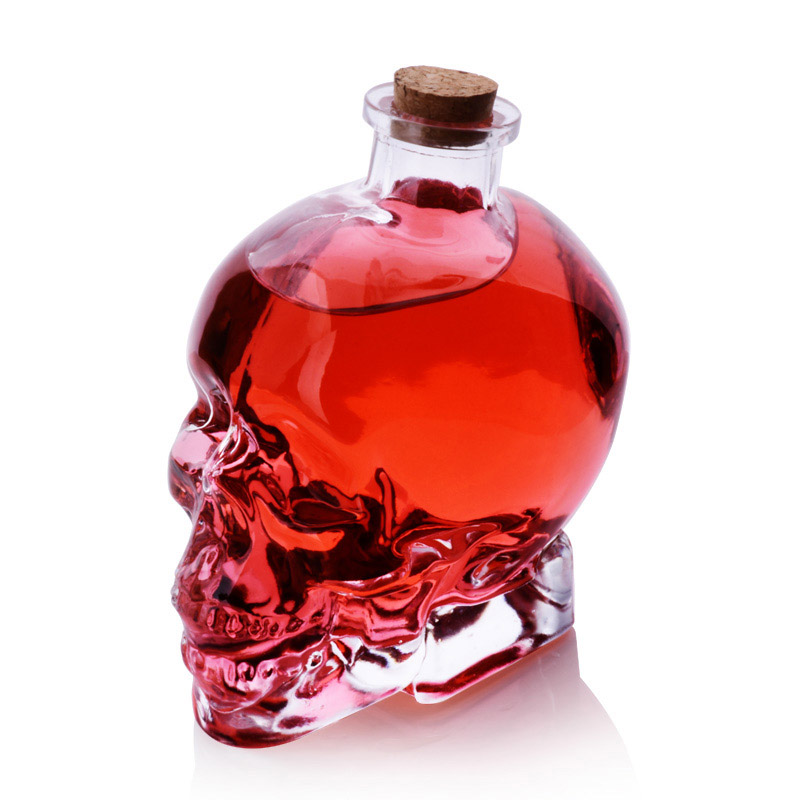 Crystal Skull Head Shot Glass Party Transparent Champagne Cocktails Beer Coffee Wine Bottle Doomed Drinkware Bar Tools