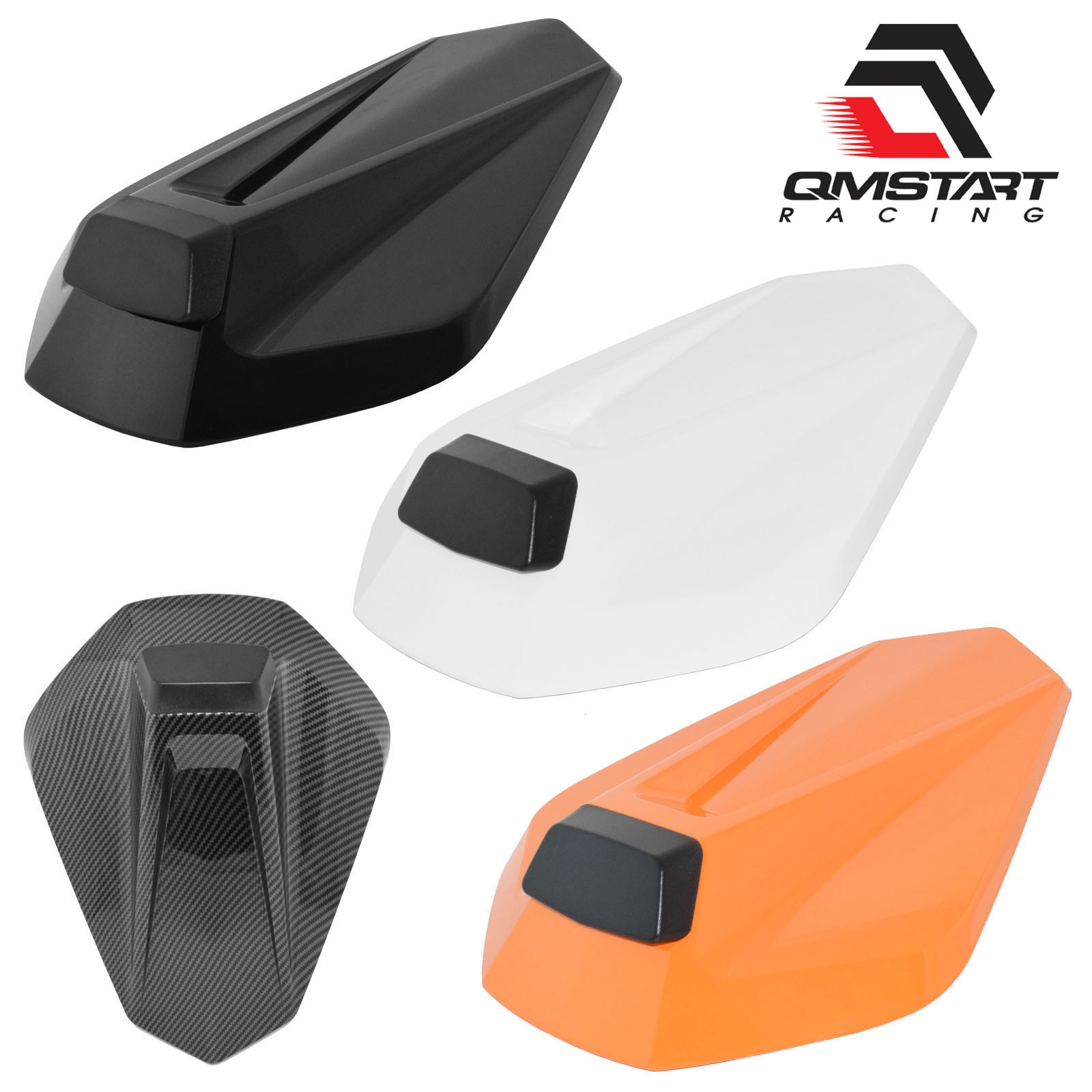 QMSTART Racing Rear Passenger Pillion Seat Cover Solo Cowl ABS For KTM 125 200 250 390 Duke 93007947000