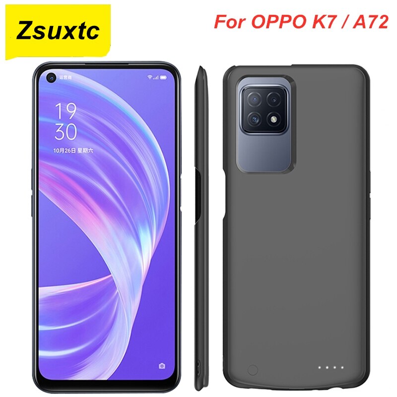 10000 Mah per OPPO K7 custodia per batteria A72 custodia di ricarica di alta qualità per Oppo A72 K7 custodia per caricabatterie