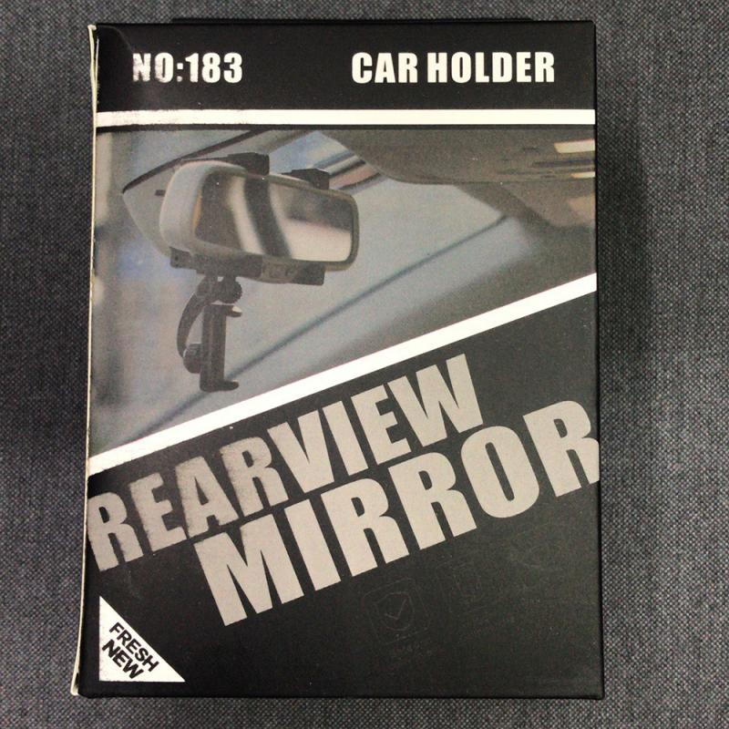Car Phone Holder Car Rearview Mirror Mount Phone Holder 360 Degrees For Cell Phone GPS Car Rear View Mirror Holder