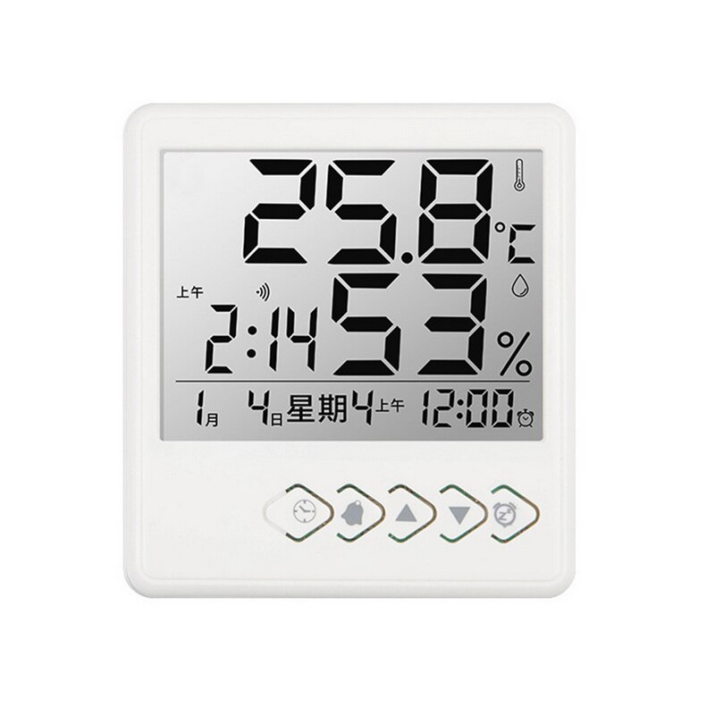 LED Digital Hygrometer Thermometer Indoor Temperature Humidity Gauge for Office Home: CX-316