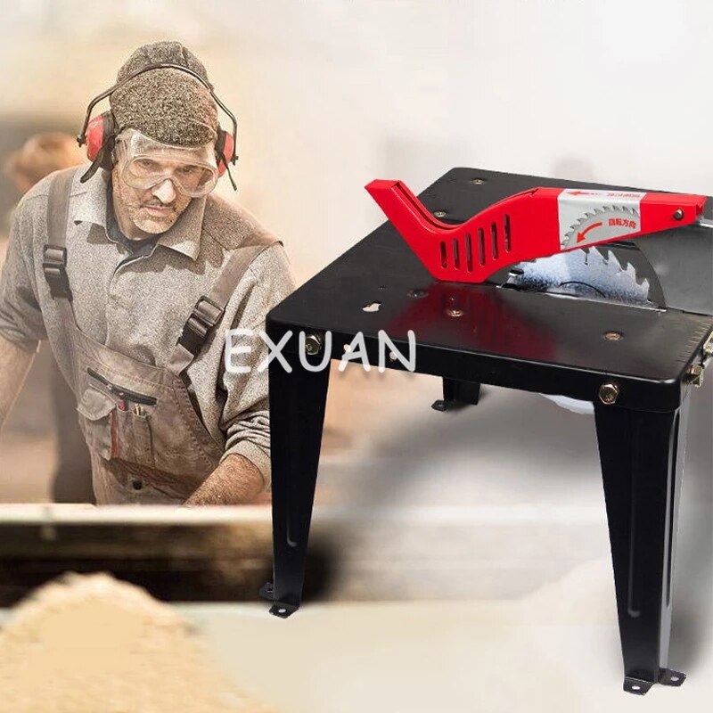 Woodworking table home small multi-function portable decoration plus push table electric circular saw saw table