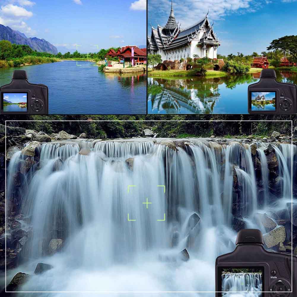 D05 Digital Kamera Weitwinkel 16X Zoomen 5 Max Megapixel Tragbare Speicher Karte AV Schnittstelle USB 2,0 Anti Schock 3,0 zoll LCD HD SLR