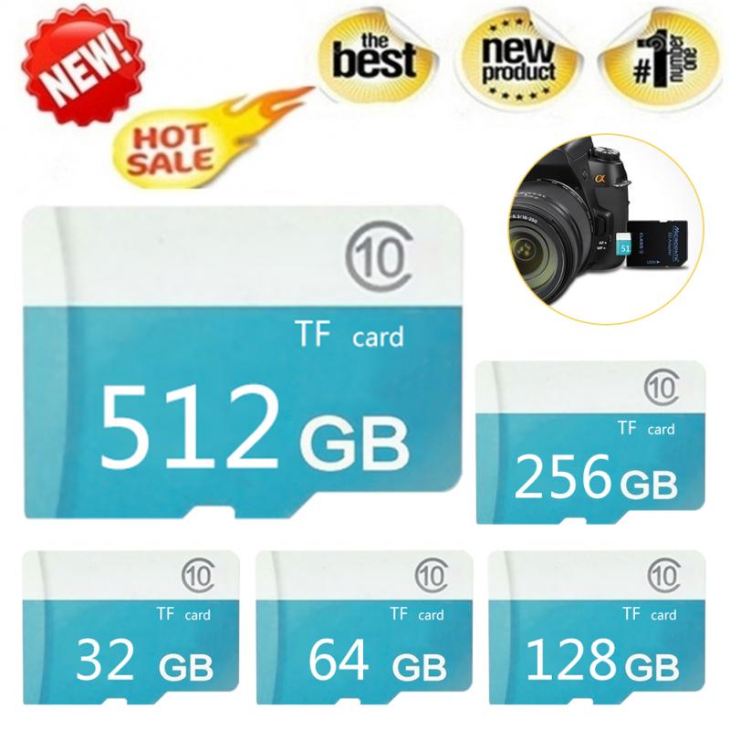 1-512Gb Micro-Sdhh Kaart CLASS10 Tf Sdhc Geheugenkaart Geschikt Voor Mobiele Pc Tablet Tf card Mini Camera