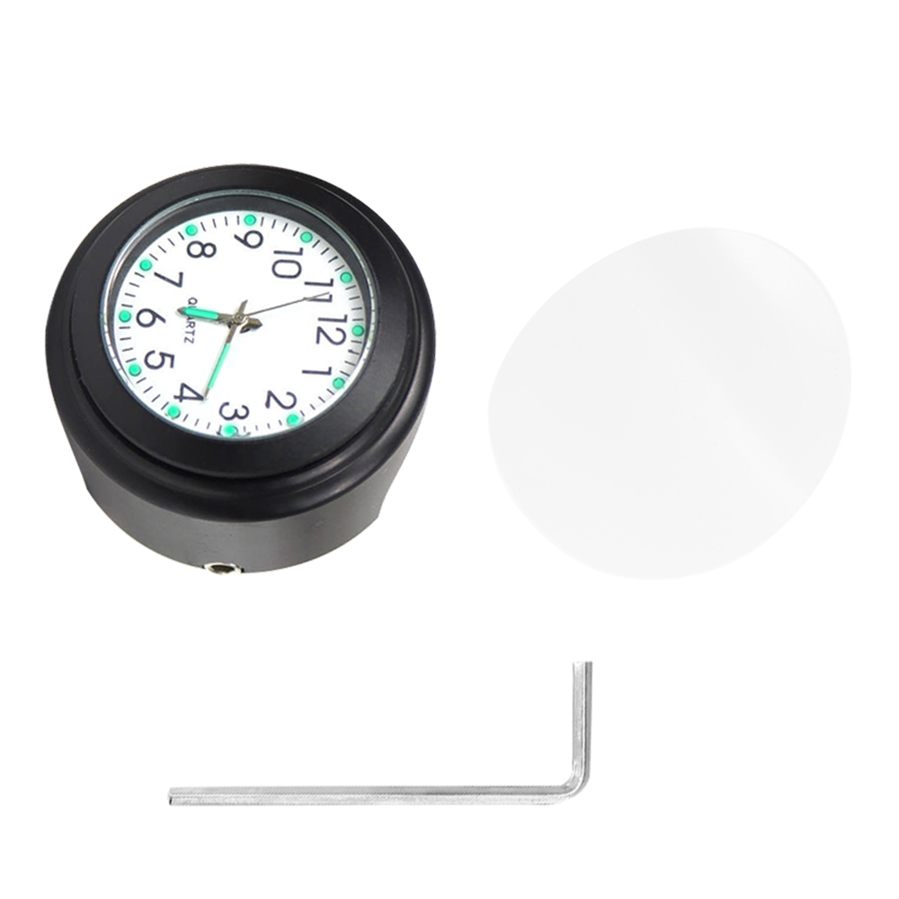 Akozon horloge de guidon de moto Montre à quartz étanche pour montage