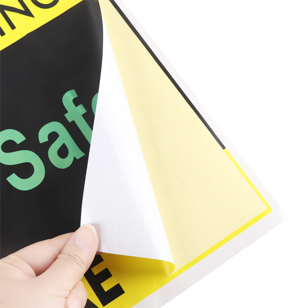 Vinyl Keep Your Distance Sticker Rectangle/Round Self-adhesive Sticker Driving/ School/ Instructor Safety Warning Floor Decal