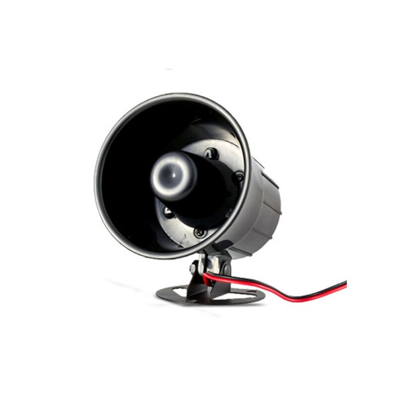 Large Sounds Wired Siren 120db Mini Wired Siren Horn DC 12V for Wireless Home Alarm Security System House