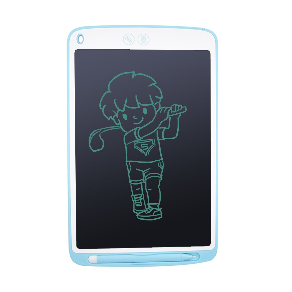 CHIPAL 10&quot; LCD Writing Tablet Partially Erasing Digital Drawing Tablet Handwriting Pads Portable Electronic Board Board with pen: Blue